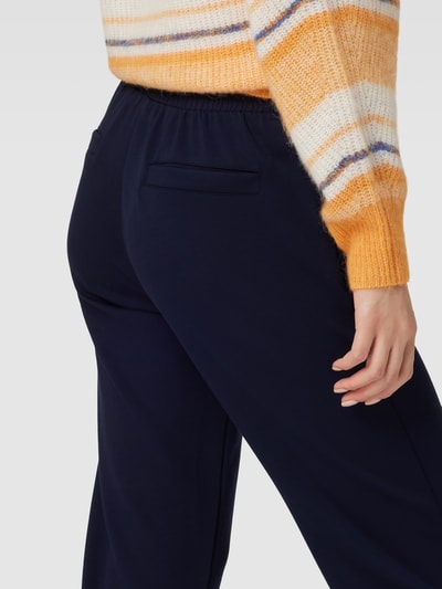 Christian Berg Woman Stoffen broek met siernaden Donkerblauw - 3