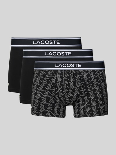 Lacoste Regular Fit Trunks aus Baumwoll-Mix Black 1