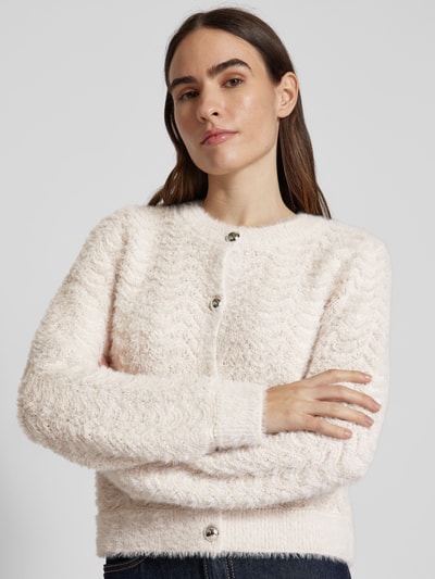 More & More Cardigan mit durchgehender Knopfleiste Offwhite 3