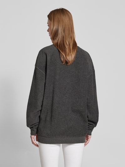 American Vintage Oversized Sweatshirt aus reiner Baumwolle Modell 'BOBYPARK' Anthrazit 5