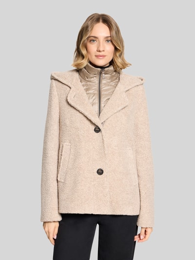 Gil Bret Regular Fit Teddyjacke aus Woll-Mix Sand 4