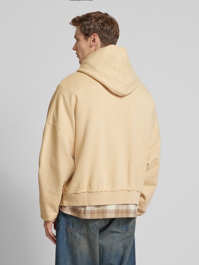 KARL KANI Oversized Hoodie mit Label-Print Sand 5