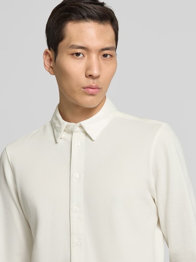 Casual Friday Slim Fit Freizeithemd mit Kentkragen Modell 'ARTHUR' Offwhite 3