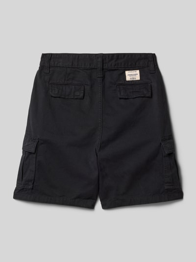 Jack & Jones Regular Fit Cargoshorts mit Eingrifftaschen Modell 'KARL' Black 3
