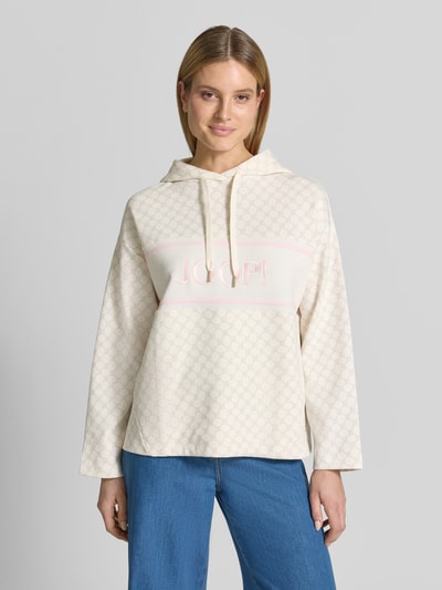 JOOP! Bluza z kapturem z wyhaftowanym logo model „Tareli” Jasnoróżowy 4