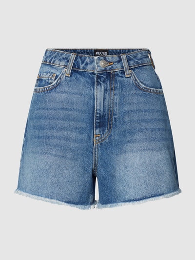 Pieces Jeansshorts mit 5-Pocket-Design Jeansblau 2