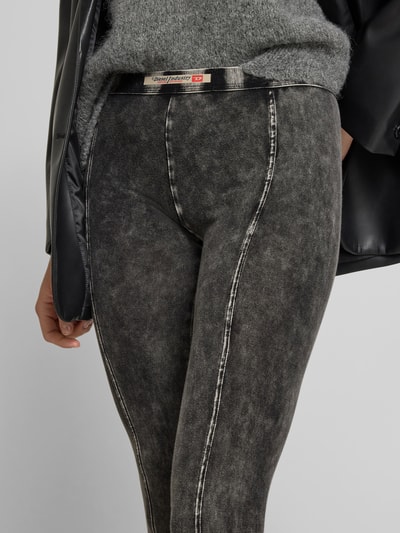Diesel Leggings mit elastischem Bund Black 3