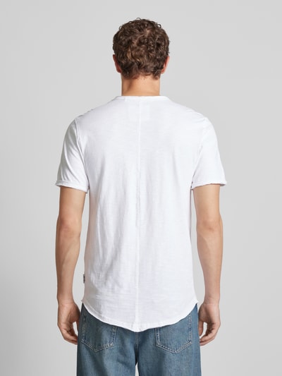 Only & Sons T-shirt met ronde hals, model 'BENNE' Wit - 5