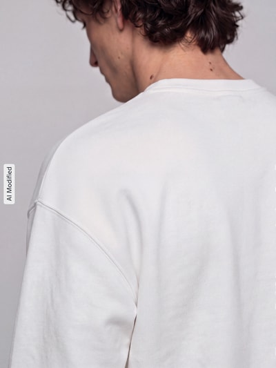 Polo Ralph Lauren Sweatshirt mit Logo-Print Offwhite 3