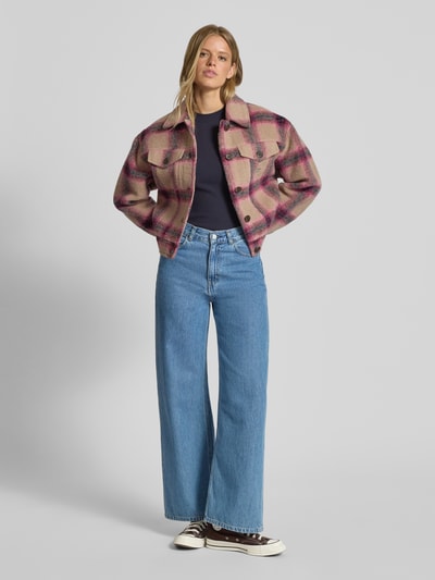 Marc O'Polo Denim Slim Fit Langarmshirt aus Baumwoll-Mix Marine 1