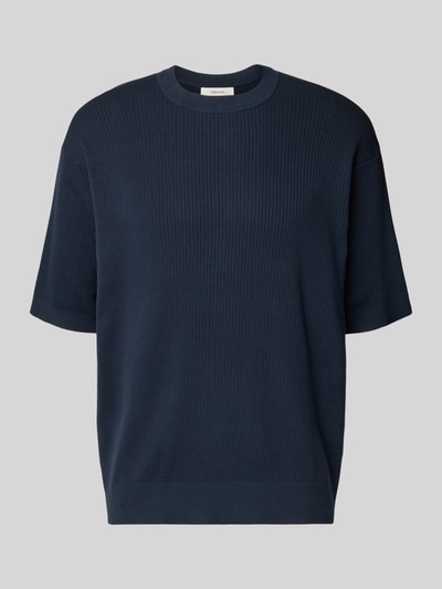 Selected Homme Regular Fit T-Shirt aus reiner Bio-Baumwolle Modell 'MATTIS' Marine 2