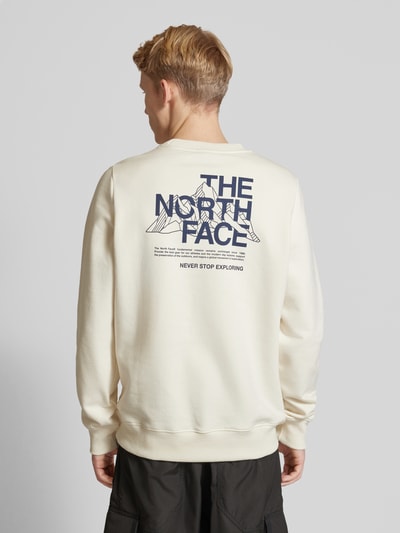 The North Face Sweatshirt mit Label-Print Offwhite 5