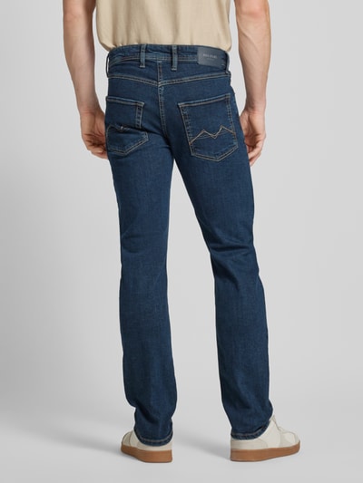 MAC Straight Fit Jeans im 5-Pocket-Design Modell 'ARNE' Dunkelblau 5