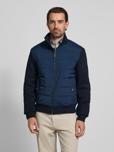 Christian Berg Men Steppjacke mit Stehkragen Marine 4