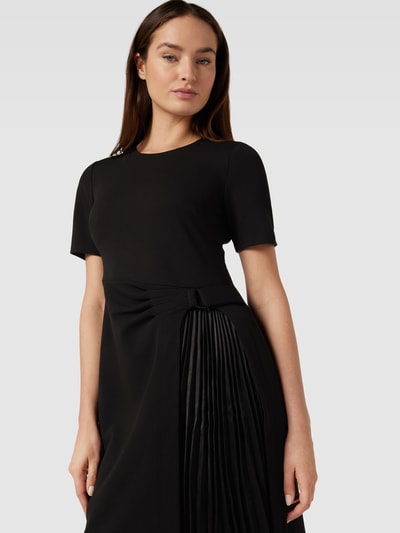 DKNY Knielanges Kleid mit asymmetrischem Rockteil Black 3