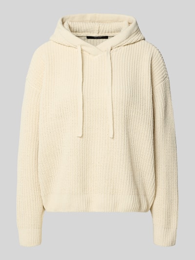 VERO MODA Regular fit gebreide pullover met capuchon, model 'NEAT' Ecru - 2