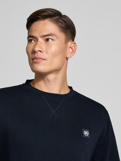 Lerros Bluza z naszywką z logo Ciemnoniebieski 3