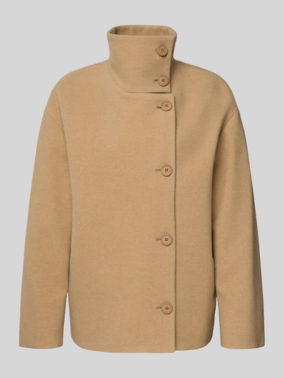 Armedangels Loose Fit Kurzmantel aus Wolle Modell 'MAJELAA WOOL' Camel 2