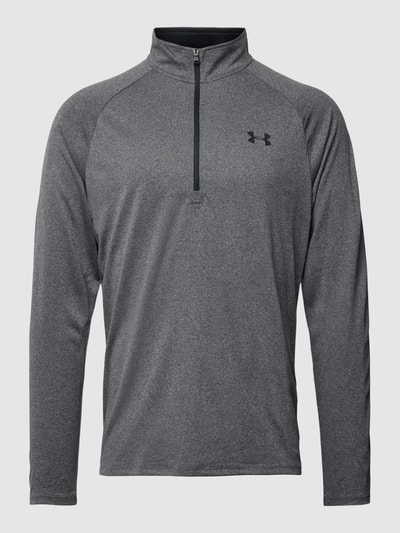 Under Armour Longsleeve mit Troyer-Kragen Modell 'Tech 2.0' Anthrazit 2