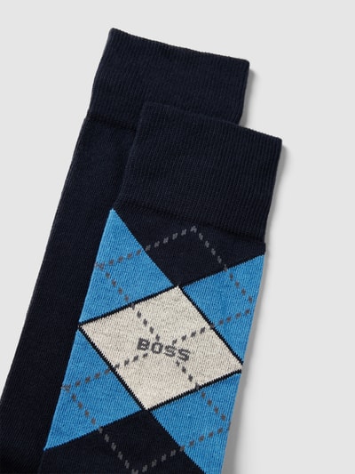 BOSS Socken mit Label-Detail im 2er-Pack Royal 2