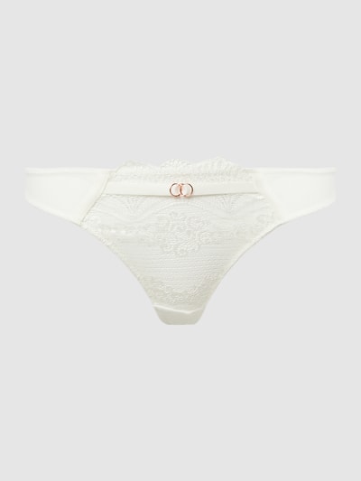 LASCANA String mit Spitzenbesatz Modell 'Elenora' Offwhite 1