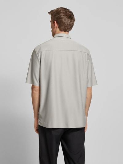 Only & Sons Relaxed Fit Freizeithemd mit 1/2-Arm Modell 'BOYY' Hellgrau 5