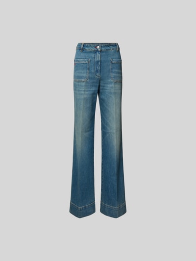 Victoria Beckham Jeans mit Eingrifftaschen Jeansblau 2