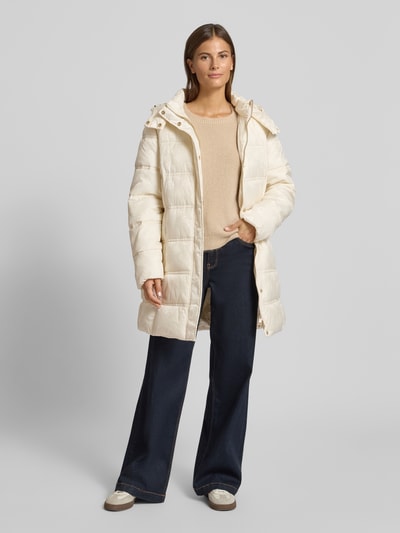 Guess Steppmantel mit Kapuze Beige 1