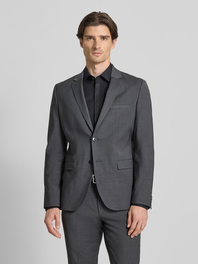 HUGO Slim fit colbert van wolmix, model 'ARTI' Antraciet - 4