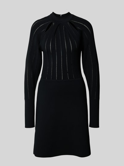 BOSS Ausgestelltes Strickkleid aus Viskose-Mix Modell 'FUCCIA' Black 2