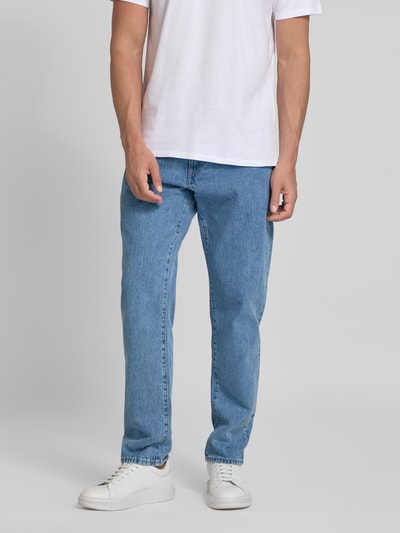 Edwin Straight Leg Jeans im 5-Pocket-Design Modell 'COSMOS' Jeansblau 4