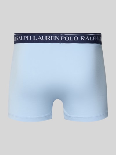 Polo Ralph Lauren Underwear Trunks mit elastischem Label-Bund im 3er-Pack Hellblau 3