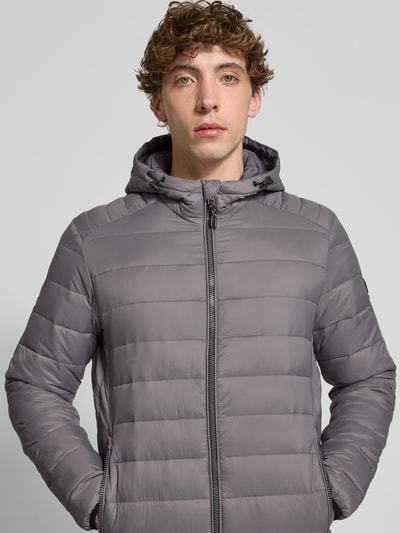 Jack & Jones Steppjacke mit Reißverschlusstaschen Modell 'BRADLEY' Anthrazit 3