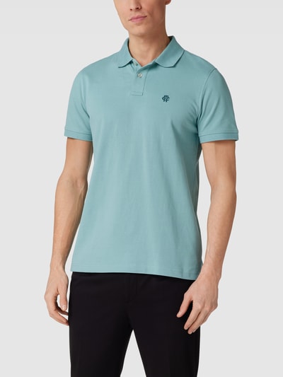 MCNEAL Poloshirt mit Logo-Stitching Helltürkis 4