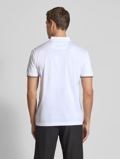 BOSS Green Poloshirt mit Label-Detail Modell 'Philix' Weiss 5