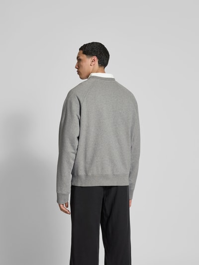 MAISON KITSUNÉ Sweatshirt aus reiner Baumwolle Hellgrau 5