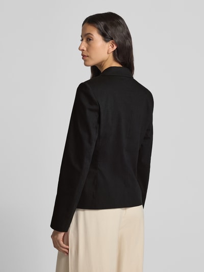 Christian Berg Woman Selection Regular Fit Blazer aus  Baumwoll-Mix mit Leinen-Anteil Black 5