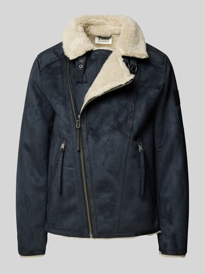 Scotch & Soda Sherpa jacket met labelpatch Zwart - 6