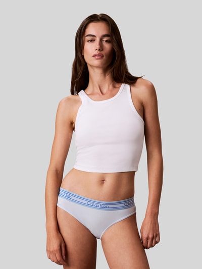 Calvin Klein Underwear Slip aus Baumwoll-Modal-Mix Modell 'RETRO' Hellblau 4