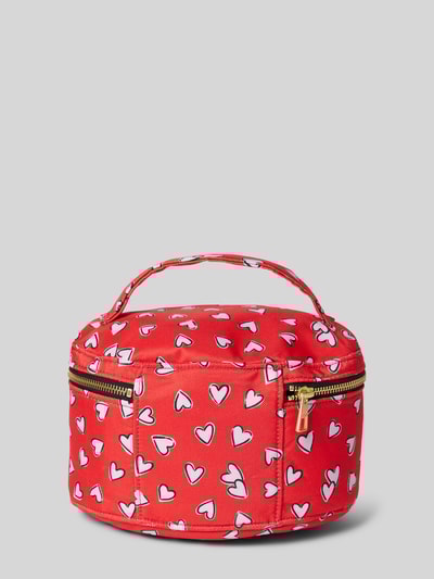 WOUF Kosmetiktasche mit Label-Badge Modell 'Crush' Rot 2