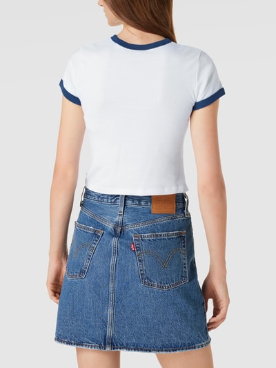 Levi's® T-Shirt mit Label-Print Modell 'Ringer' Weiss 5