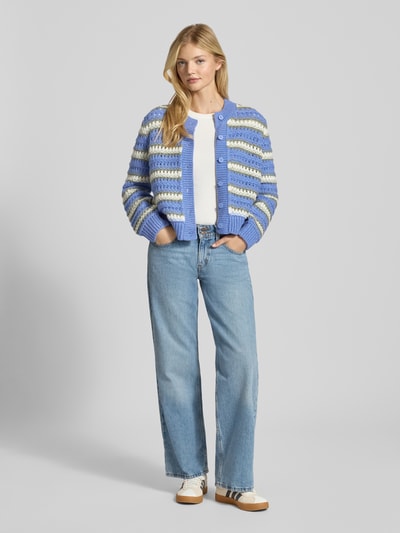 Marc O'Polo Denim Regular Fit Cardigan aus Schurwoll-Mix Bleu 1