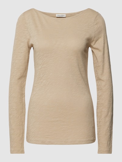 Marc O'Polo Longsleeve mit U-Boot-Ausschnitt Sand 2