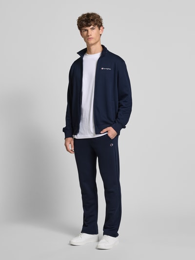 CHAMPION Sweatanzug mit Label-Print Dunkelblau 1