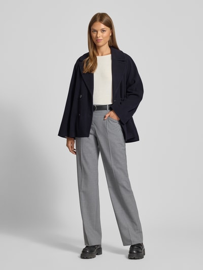 Marc O'Polo Regular Fit Wolljacke mit doppelreihiger Knopfleiste Marine 1