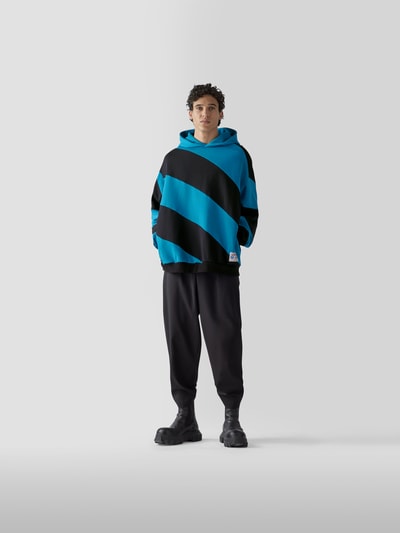 Marni Hoodie mit Streifenmuster Schwarz 1