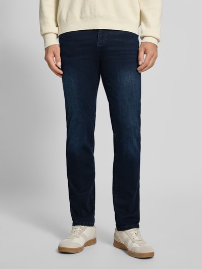 MCNEAL Straight Fit Jeans mit 5-Pocket-Design Dunkelblau 4