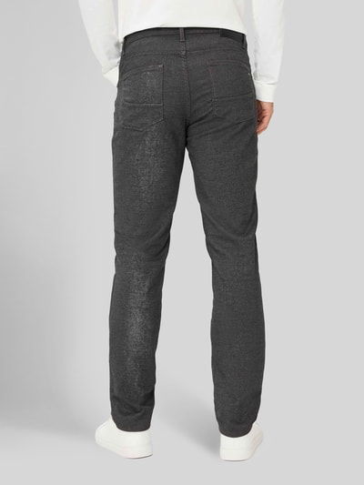 Brax Regular Fit Chino aus Baumwoll-Mix mit Viskose-Anteil Modell 'Wool Look Flex' Anthrazit 5
