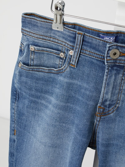 Jack & Jones Skinny Fit Jeans mit Stretch-Anteil Modell 'Liam' Jeansblau 2