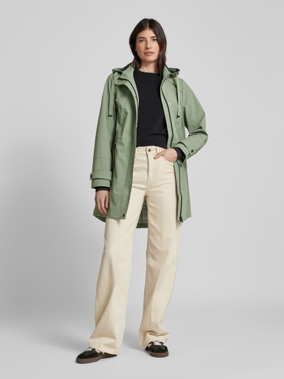 s.Oliver RED LABEL Regular Fit Parkamantel mit wasserabweisender Funktion Khaki 1